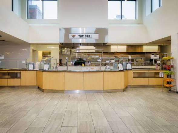 The Grill station in the CATS Academy cafeteria